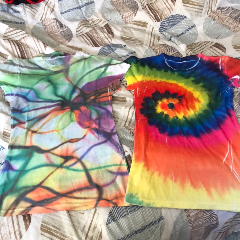Stretchy 2-Pack Tie-Dye Tees